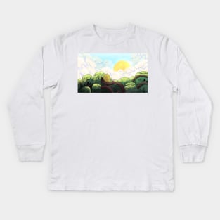 come along with me. Kids Long Sleeve T-Shirt